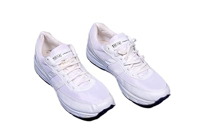white colour running shoes