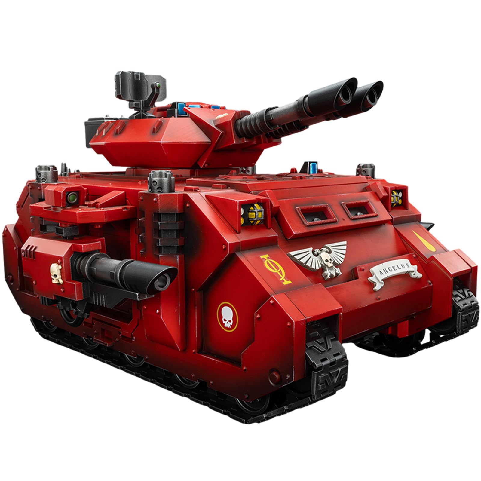 JOYTOY Warhammer 40k Blood Angels, JT01499 Blood Angels Predator Annihilator with Twin Lascannons 1/18 Action figure Collect Model Kits โ image 1