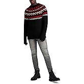 KARL LAGERFELD mens Fairisle Sweater