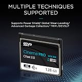 Silicon Power 128GB CFast 2.0 3500X MLC Memory Card for Canon XC10 URSA MINI view 2