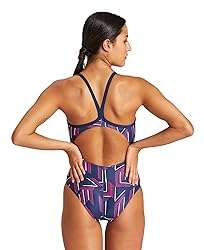 ARENA Puzzled Light Drop Back Women's One Piece
