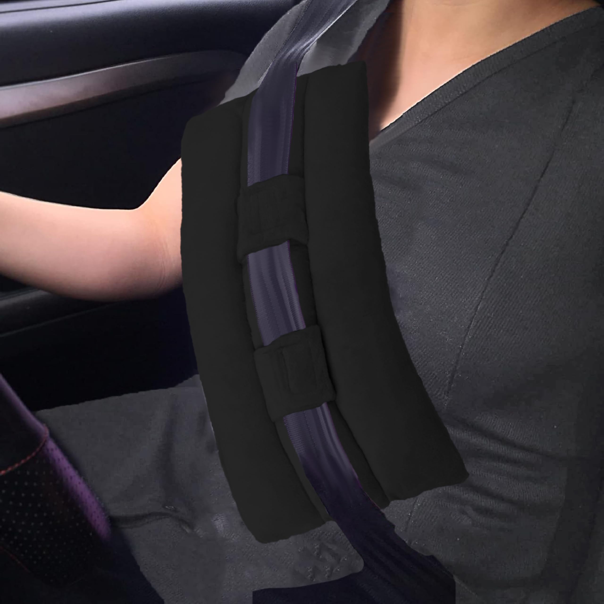 Photo 1 of Mastectomy Seatbelt Pillow, Seat Belt Pillow Post Surgery, port pillows for chemo patients seatbelt, Seat Belt Cushion for Heart Surgery Recovery, Hysterectomy Abdominal Incision Recovery Seatbelt