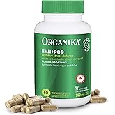 Organika Canadian-Made NMN + PQQ- Anti-Aging Support Supplement, Cellular Revitalization, Energy Metabolism, Cognitive Functi