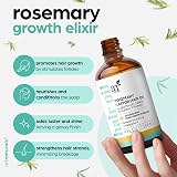 Artnaturals Rosemary Castor Hair Oil 118ml & Scalp Massager Hair Growth Dry view 3