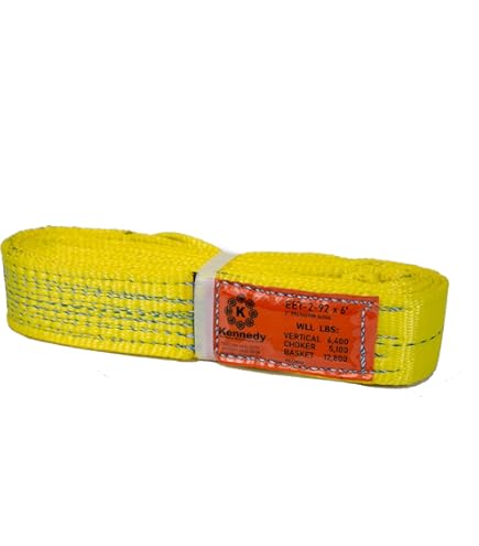 ボルト無し◎K-Fiber◎All-round◎8inch◎$124.95 Round Sling, Endless, 6 ft, 8400 lb.: Securing Straps