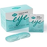 WarmSpark Self Heating Eye Mask Warm Compress for Dry Eyes, Disposable Heated Eye Mask for Fast Relief, Sleep, Spa, Travel Essentials & Relaxation Gifts for Women (30 Count, Unscented)