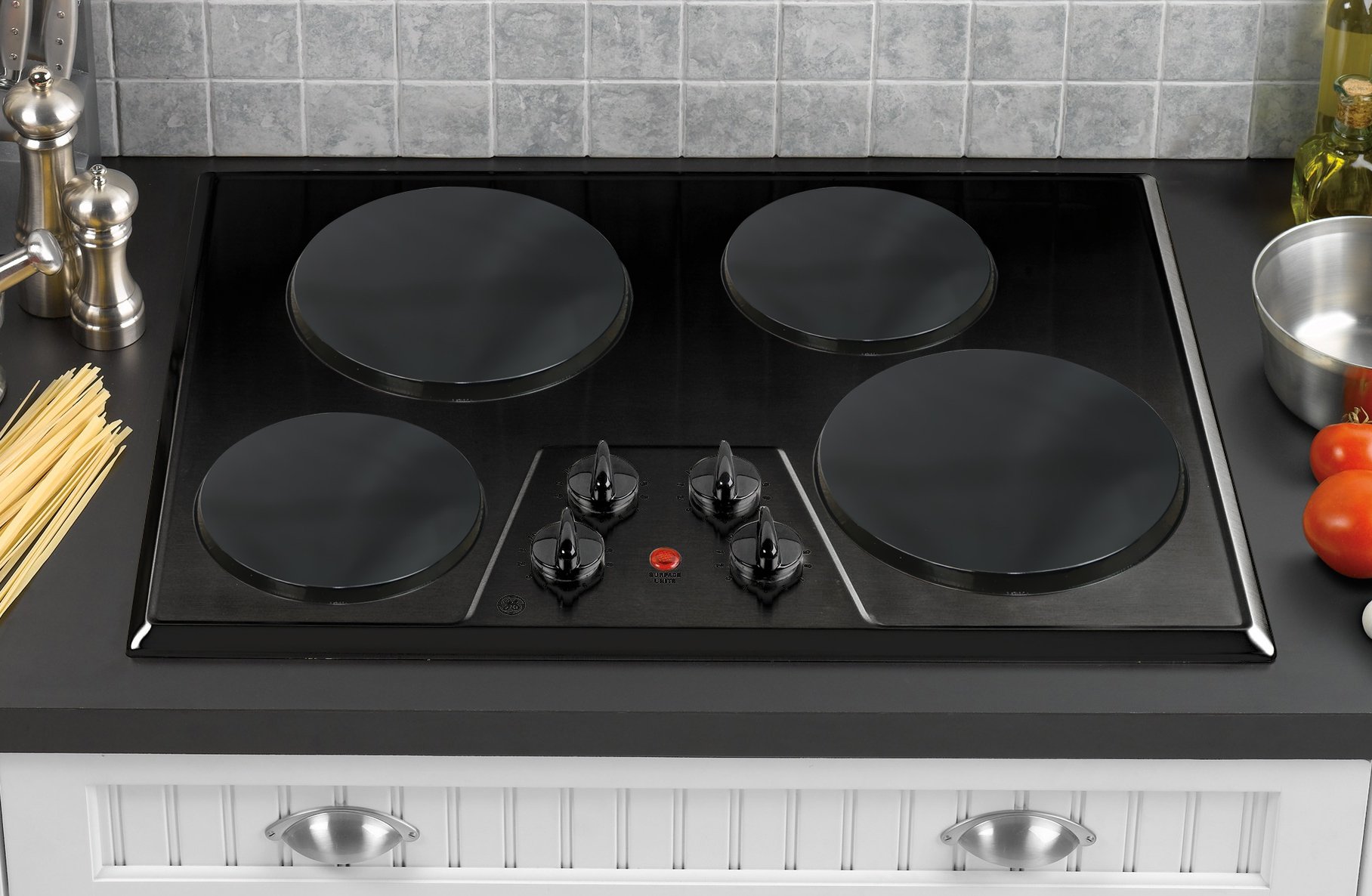 Reston Lloyd Electric Stove Burner Covers, Set of 4, Black eBay