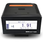 Shot Timer for Shooters, Shooting Timer for Individual Training, Easy to Use, Multiple Modes with Custom Settings, Long Battery Life, Black
