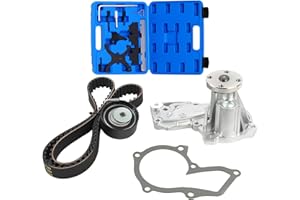 YOMALL 1.6 Engine Timing Belt Tool Kit Replacement with Water Pump Fits for 2011-2019 Fiesta, 2014-2016 Transit Connect, 2013-2016 Escape # BE8Z-6268-C BE8Z-6K254-A