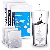 Filterelated Portable Alkaline Water Filter Pouch Alkaline Hydrogen Rich Water Filtration System for Your Bottle, Pitcher, Jug, Container - High pH 9+Water - Long-Life 105 Litre/28 Gallon (3-Pack