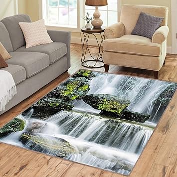 Amazon Com Rug Floor Mat Rug Waterfall Area Rug