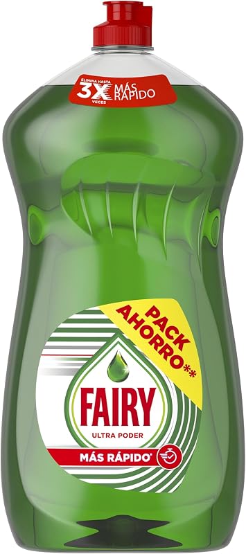 Fairy Ultra Original Dishwashing Liquid 1250ML Fórmula eficaz que deixa os pratos brilhantes, impressionante poder anti-gordura