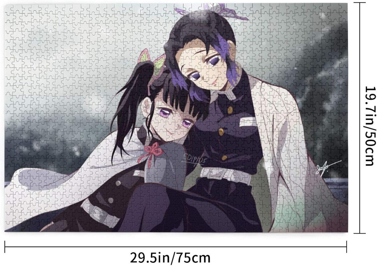 Amazon Co Jp 1000 ピース ジグソーパズル 鬼滅の刃 胡蝶 カナエ 栗花落 カナヲ 50 75cm ホビー 通販