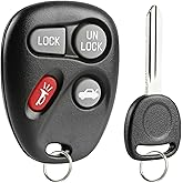Keyless Entry Remote Fob + Ignition Key