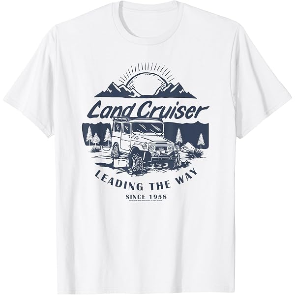 Fuelly Threads Retro Toyota Landcruiser 70 Series 1984 Graphic Tee - Black, Men's Short Sleeve Crew Neck, Soft Cotton Jersey