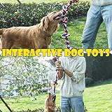 Speedy Panther Indestructible Dog Rope Toy 90cm 5 Knots Large Aggressive Chewers view 8