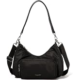 Baggallini Savannah Crossbody 12"x8" w/RFID Card Holder, Vegan Leather Shoulder Strap Convertible Crossbody for Women