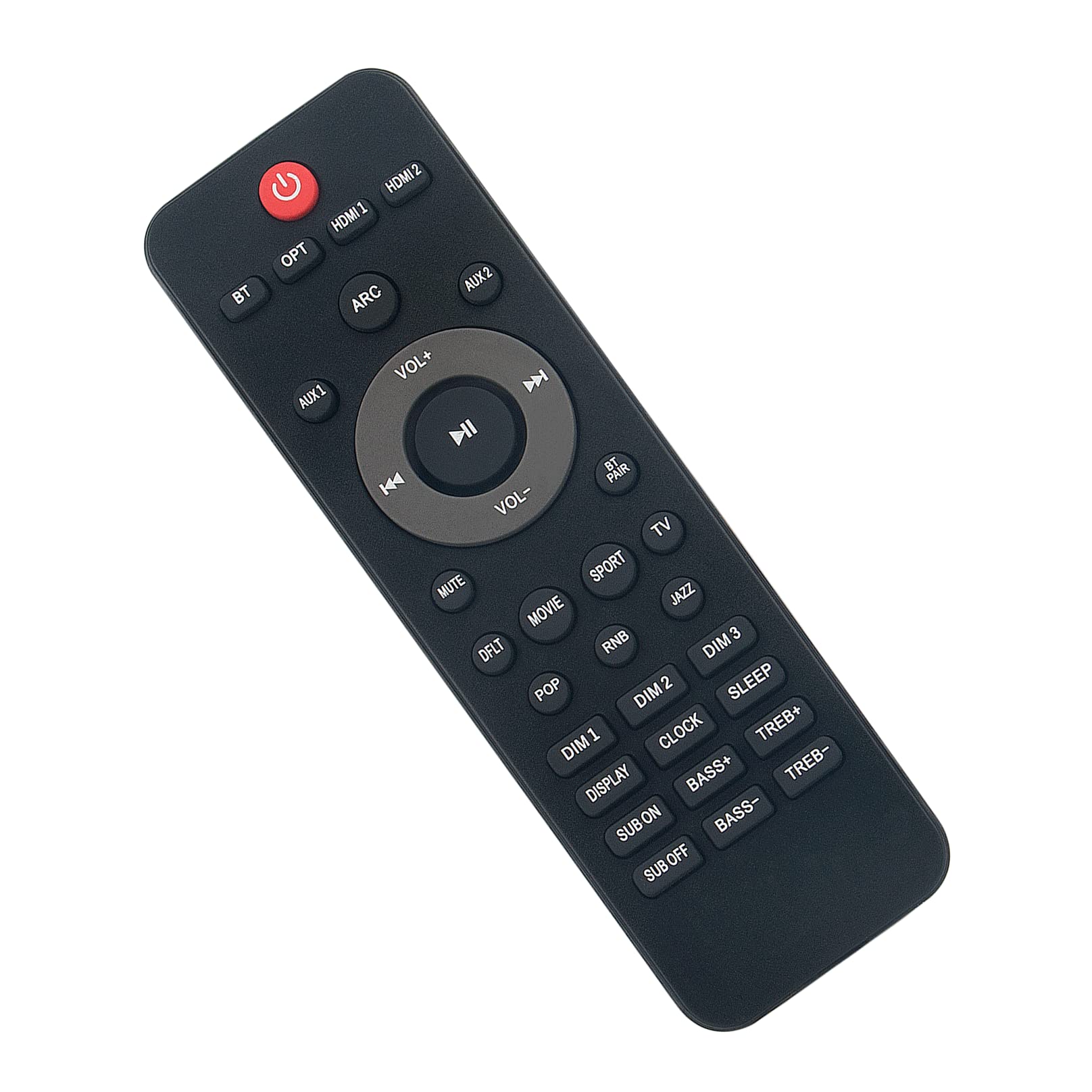 TH-WL711B Replacement Remote Control -VINABTY-Fit for JVC Soundbar System THWL711B Sound Bar Remote control