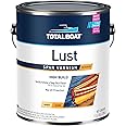 TotalBoat-486490 Lust Marine Varnish, High Gloss and Matte Finish for Wood, Boats, Outdoor Furniture (High Gloss, Gallon)
