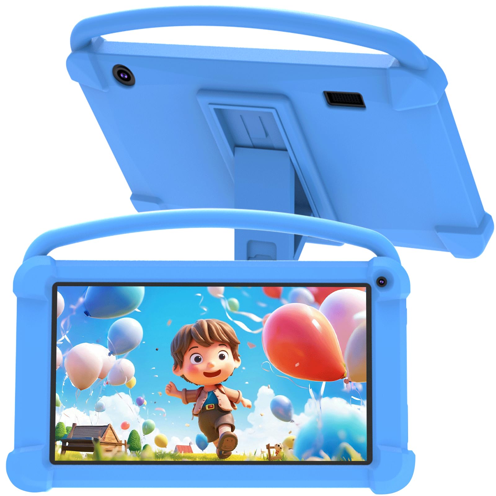 Photo 1 of YQSAVIOR Kids Tablets, Android 12 Tablet for Kids, 4GB RAM 32GB ROM Toddler Tablet 7 inch IPS Screen, Parental Control, 2+5MP Dual Camera, Shockproof Case for Educational, Games