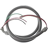 Southwire 55189407 55189401 Liquid Tight Flexible Whip; 1/2 in X 6 Ft; PVC ; Grey