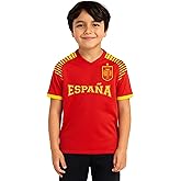 Icon Sports Officially Licensed Royal Spanish Football Federation Game Day Shirt - Unisex Kids
