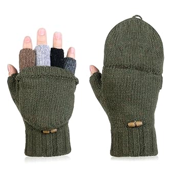 Vbiger Winter Handschuhe Warme Handschuhe Baumwolle Damen Handschuhe Strick Handschuhe Winterhandschuhe für Damen
