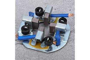 Acouto Starter Motor Brushes, Starter Brushes for Four-Cylinder Agricultural Vehicle Vehicle Starter Carbon Brush Holder Assembly Fit for Four-Cylinder Agricultural Vehicle