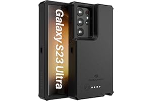 ZEROLEMON Battery Case for Galaxy S23 Ultra 10000mAh, Super Fast Charging Passing Through & Wireless Charging Supported, Zero