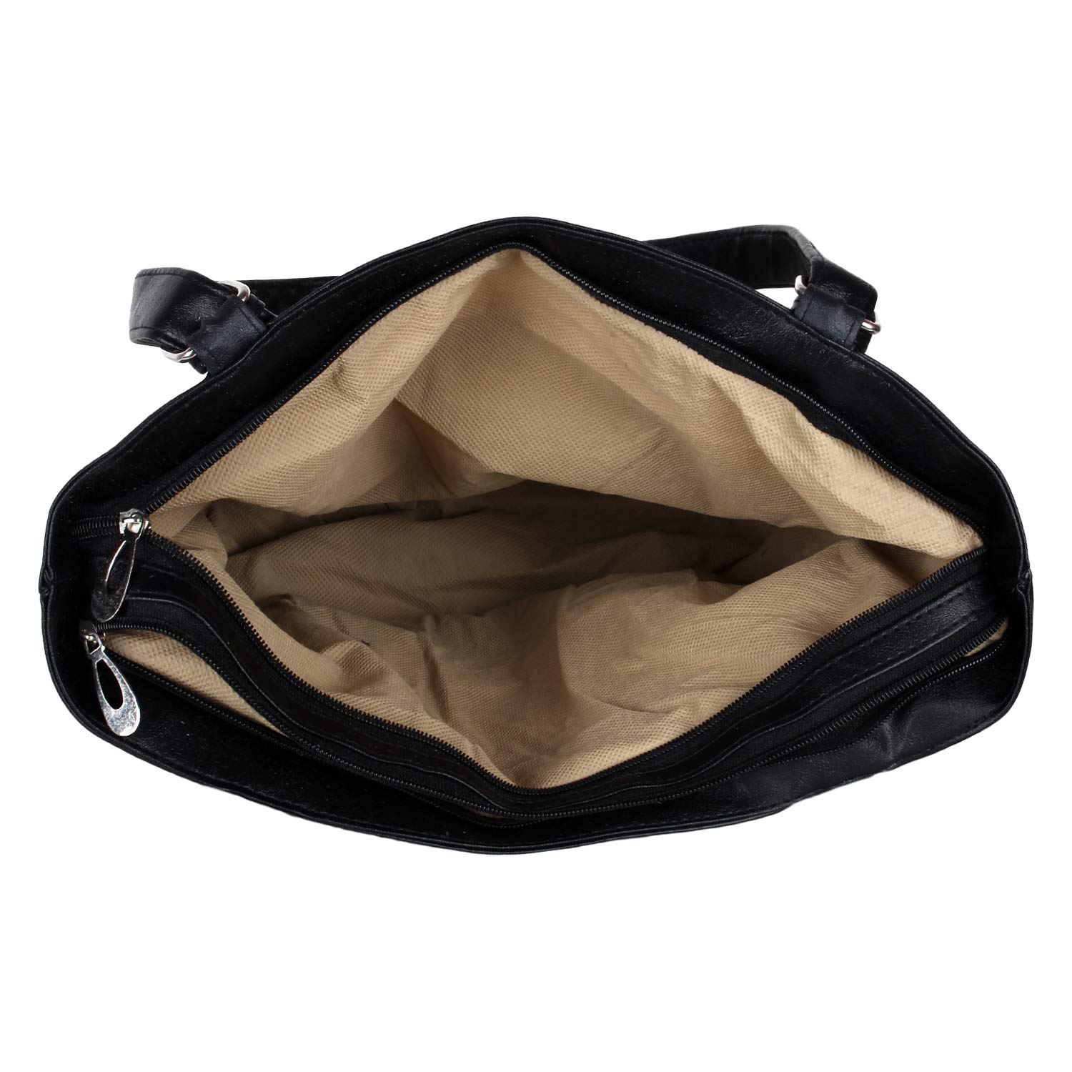 don cavalli women's handbag with sling bag combo (white & black)