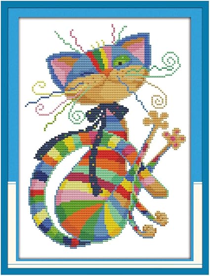 Decdeal Nouveau Kit Canevas Point De Croix Kits De Broderie Chat Point De Croix Noel Cadeaux Chat Colore 25 33cm Amazon Fr Cuisine Maison Decdeal Nouveau Kit Canevas Point De Croix Kits De Broderie Chat Point De Croix Noel Cadeaux Chat Colore 25 33cm Amazon Fr Cuisine Maison