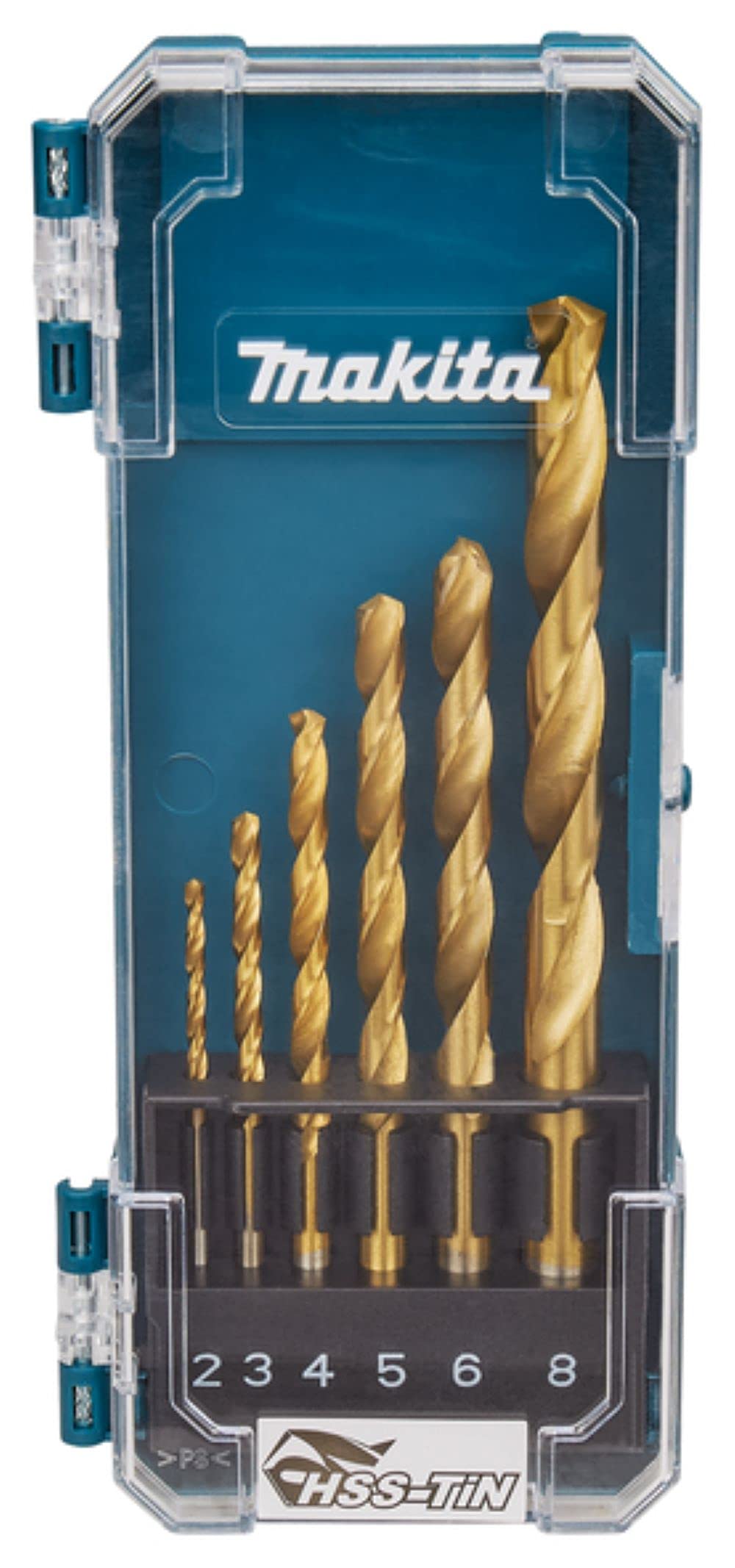 Makita D-72833 HSS TIN Drill Bit Eco Set 6 Piece