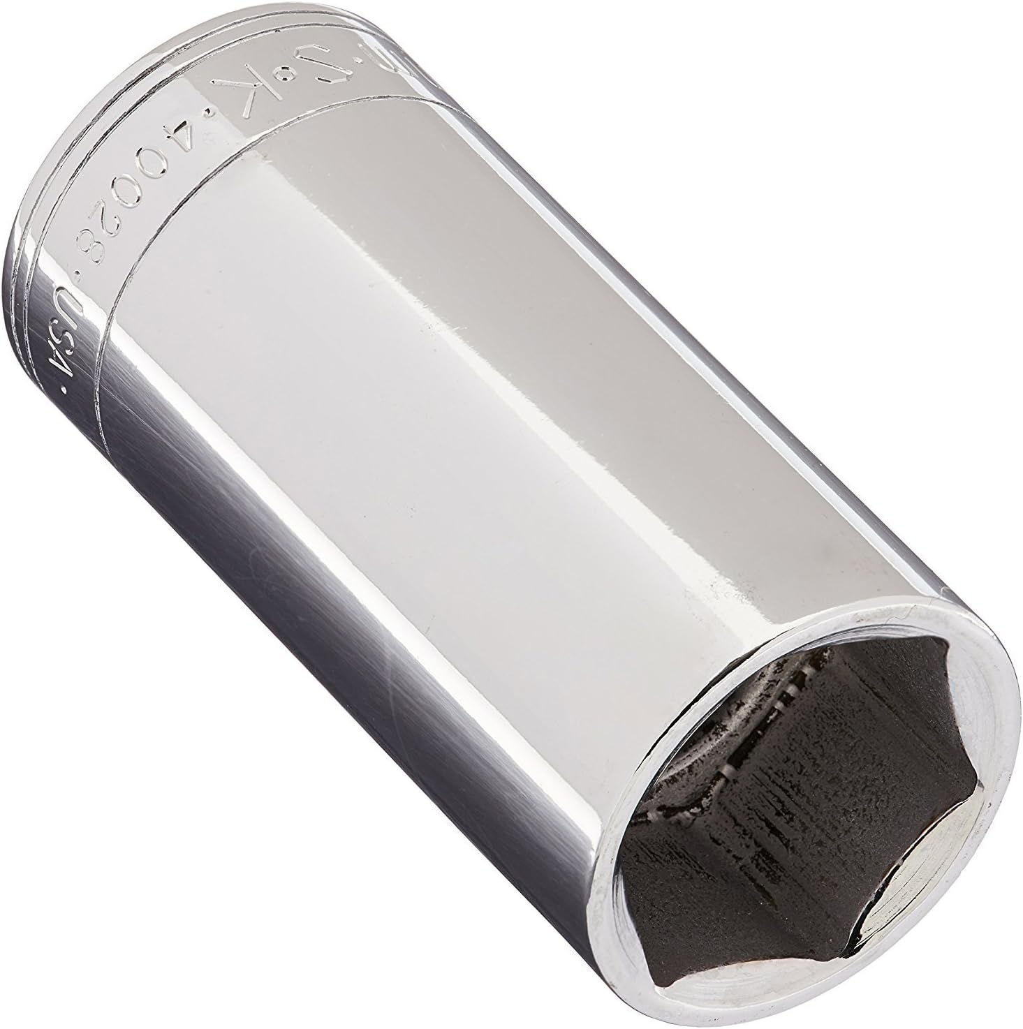 SK Professional Tools 40028 1/2 in. Drive 6Point Metric Deep Chrome