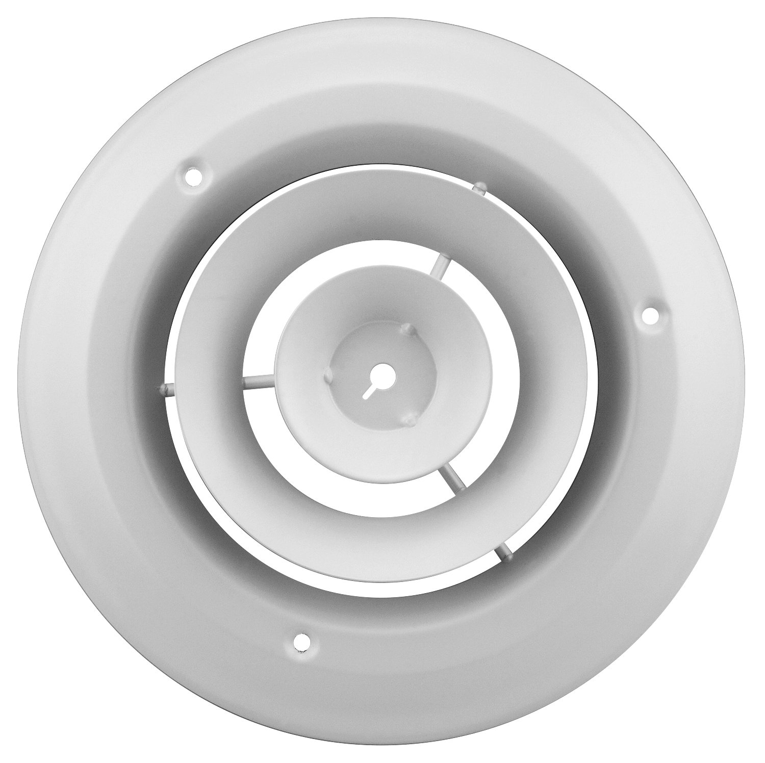 Accord Abcdwh06 Round Ceiling Diffuser 6 Inch White Amazon In