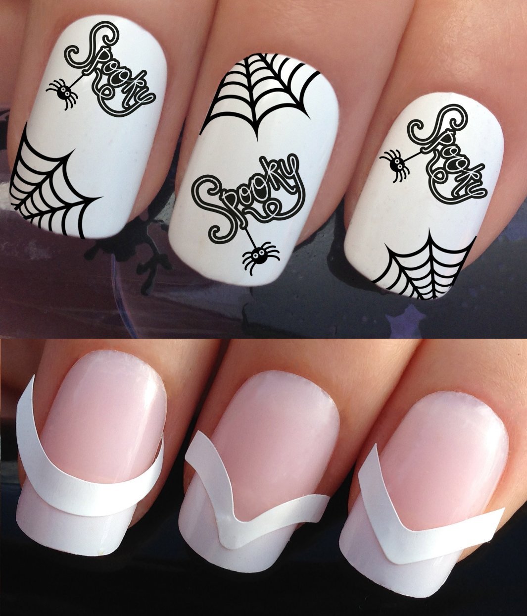 Amazon Com Halloween Water Nail Transfers Decals Stickers Art Set Amazon Com Halloween Water Nail Transfers Decals Stickers Art Set