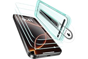 ESR 3 Pack for iPhone 16 Pro Max Screen Protector, [9H Hardness] [Military Grade Shatterproof] Tempered Glass Film with Flawless Fit Tray, HD Clear, Scratch Resistant