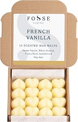 Fosse Living French Vanilla Soy Wax Melts 16 Pack UK Handmade Pet Safe