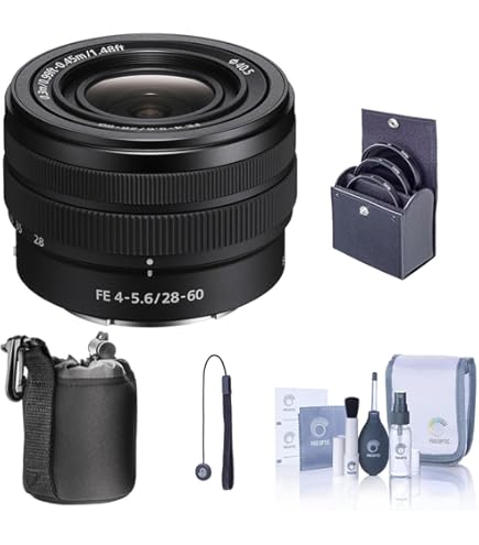 Amazon.com : Sony FE 28-60mm f/4-5.6 Lens, Bundle with 40.5