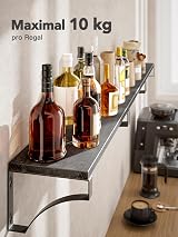 Pipishell Floating Shelves Wall Mounted Paulownia Wood Set of 3 Black view 4