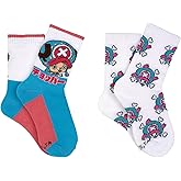 One Piece Kids Crew Socks (2 Pair) - Chopper - Fits Kids Shoe Size 9-3
