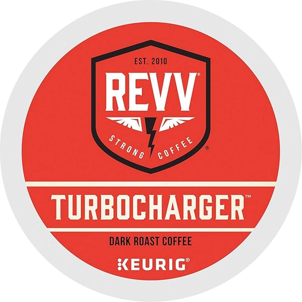 REVV TURBOCHARGER, SINGLE-SERVE KEURIG K-CUP PODS, DARK ROAST...