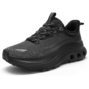 JOGTAIL Women's Wide Toe Walking Shoes - Cushioned Orthopedic Sneakers Breathable Non Slip Athletic Tennis Shoe for Running G