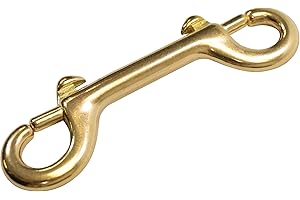 Scuba Choice Scuba Dive 4" Brass Clip Double Ended Snap Bolt, Golden Color