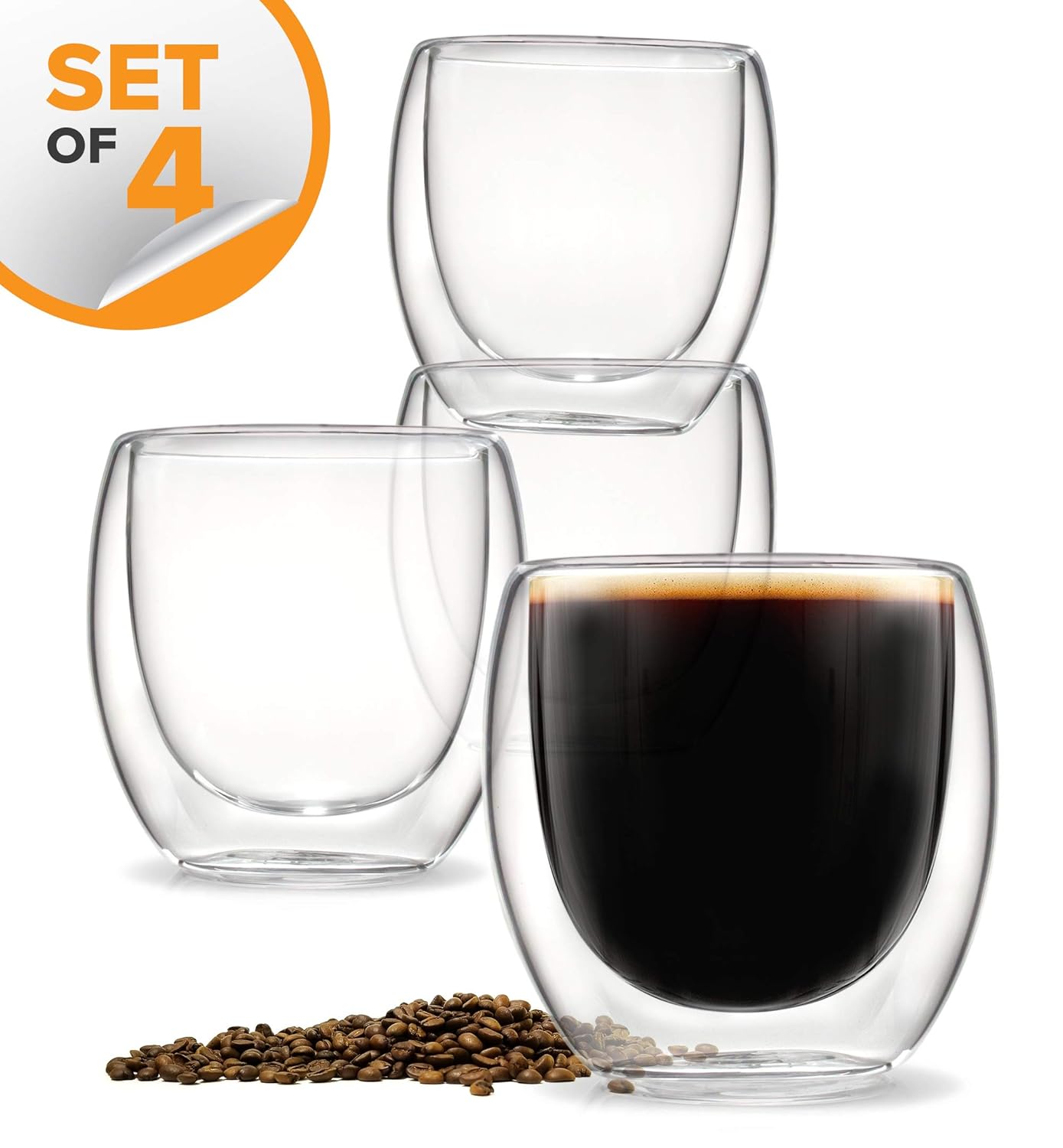 glass insulated coffee thermos