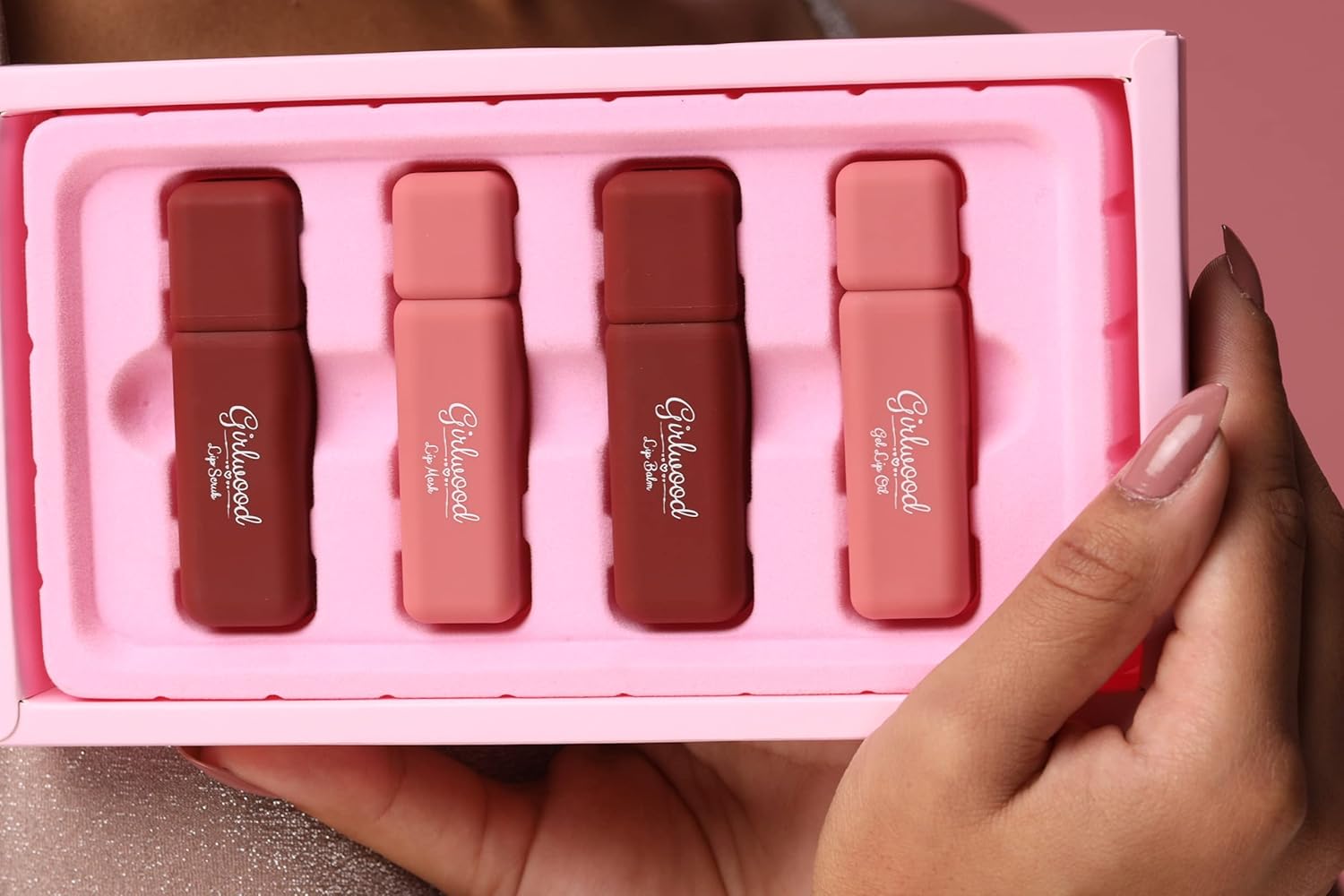 Turnkey Lip Care Kit - Lip Care Solution - 4 Step Complex Solution For Your Lips: Lip Scrub, Lip Balm, Lip Mask, Lip Oil Gloss. 4 Lip Products in One Set: Exfoliator, Moisturizer, Sleeping Mask Overnight and Oil/Clear Gloss : Beauty