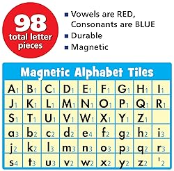 Primary Concepts AA1421 Magnetic Alphabet Tiles for