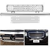 Nilight Led Light Bar Mounting Bracket Front License Plate Frame Bracket License Plate Mounting Bracket Holder For Off-Road L