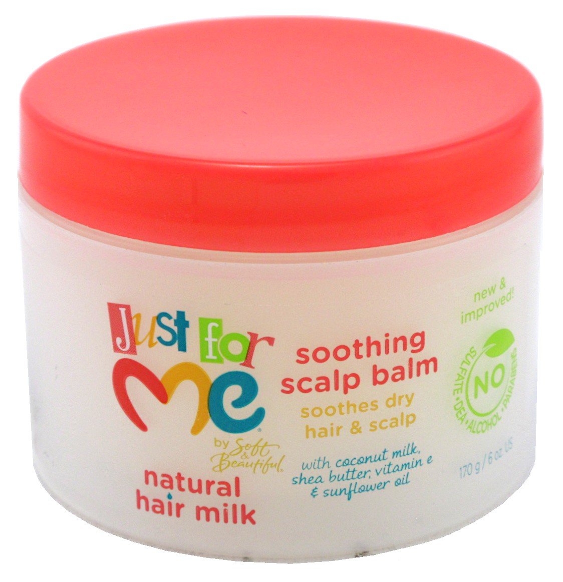 Amazon Com Just For Me Natural Hair Milk Soothing Scalp Balm 6 Oz