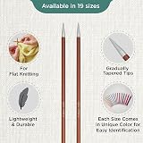 KnitPro Zing Single Pointed Needles 10" 5.50mm (25cm) Aluminium view 3