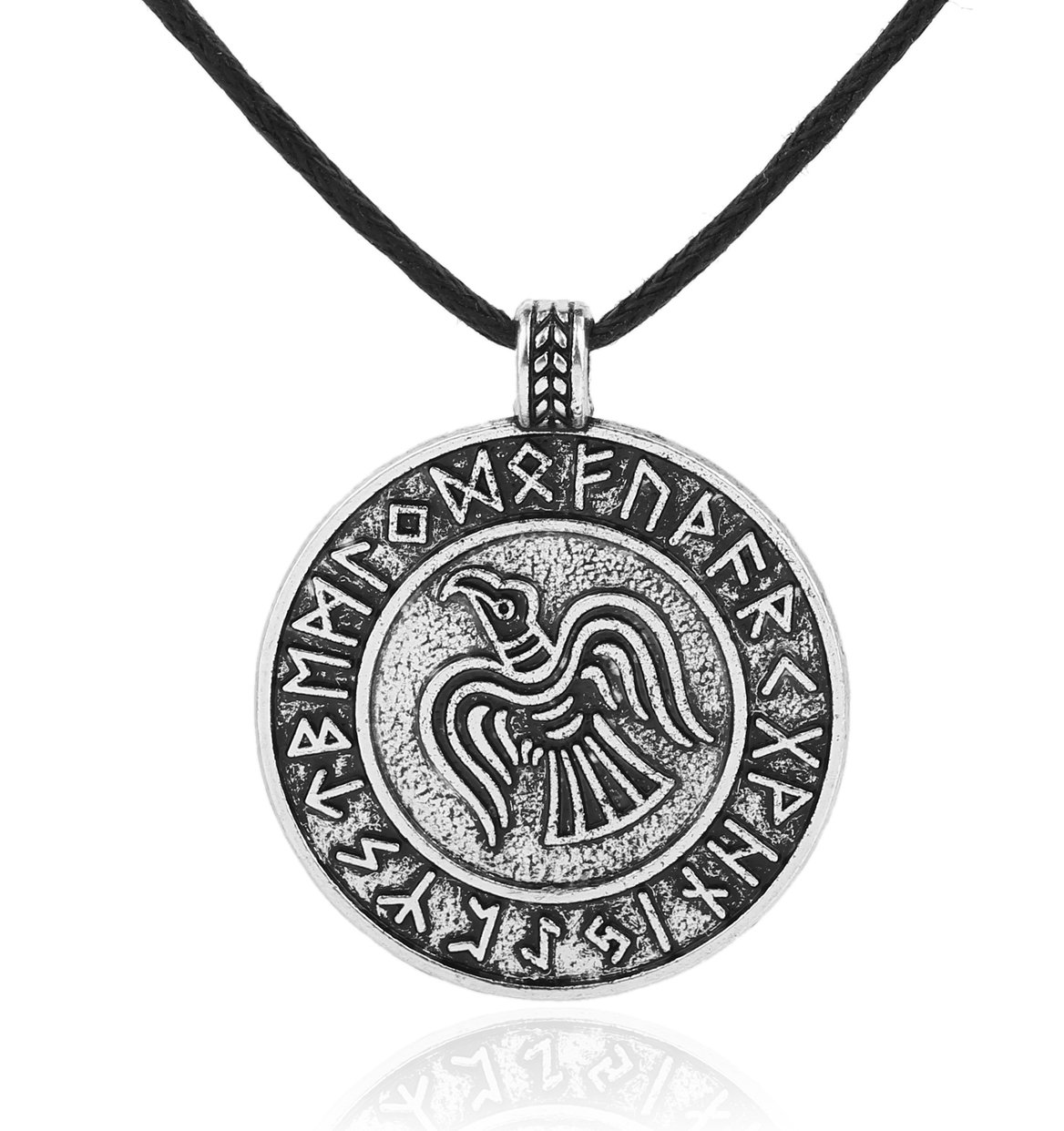 Skyrim Norse Vikings Runes Amulet Pendant Necklace With Celtic Raven Pendant Talisman Wicca Jewelry Buy Online In Aruba At Aruba Desertcart Com Productid 56055738